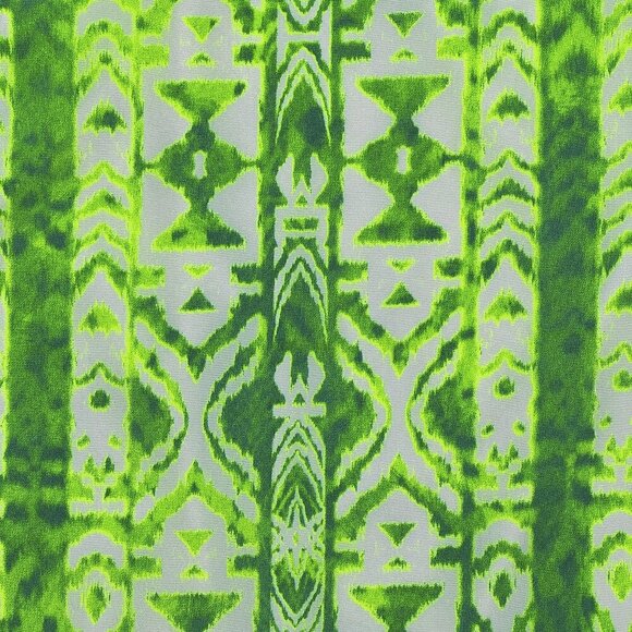 Everly Boho Pattern Pull-Over Bright Green Orange Shift Midi Dress Size S - NWOT - Picture 4 of 6